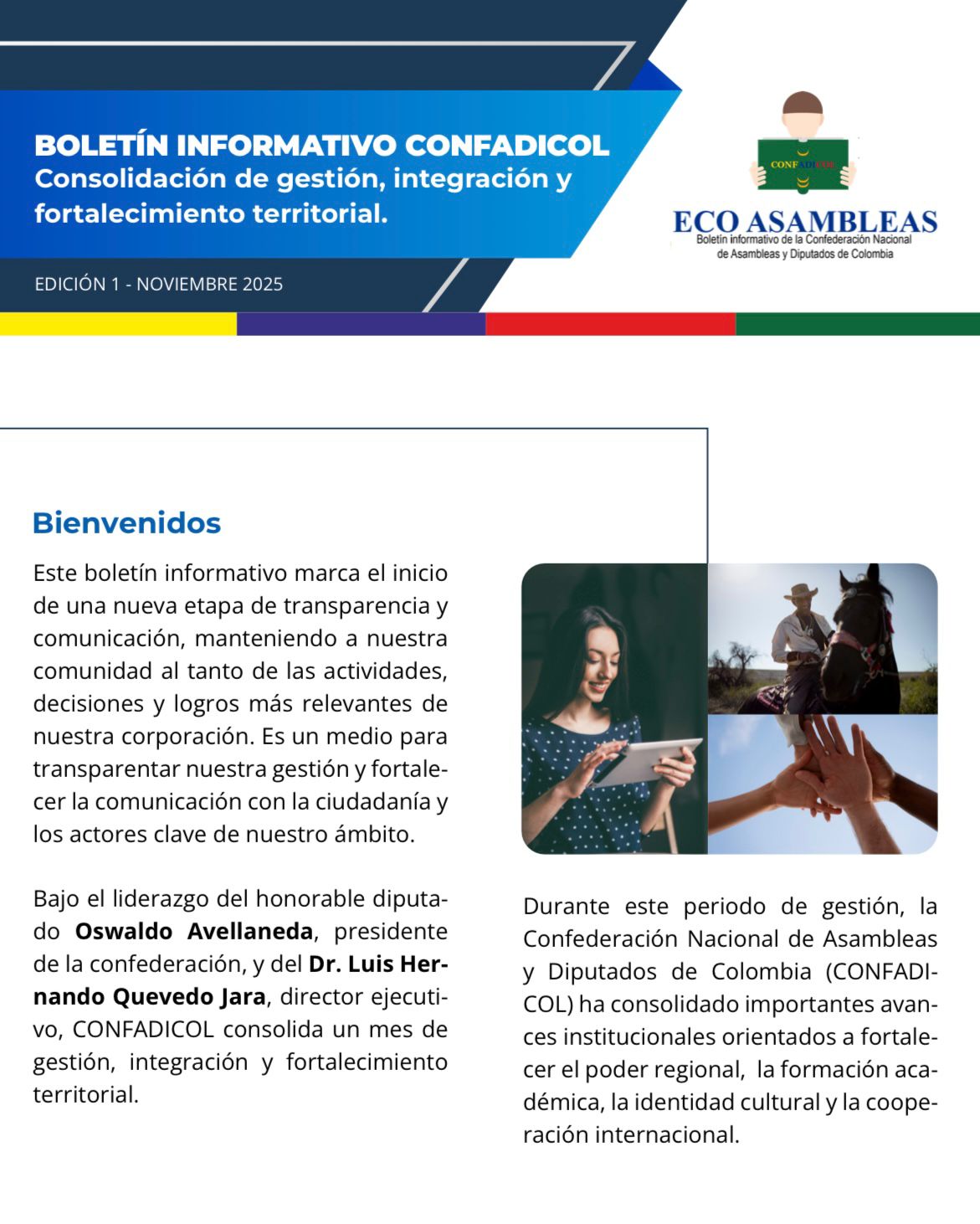 Boletin Informativo Confadicol ECOASAMBLEAS